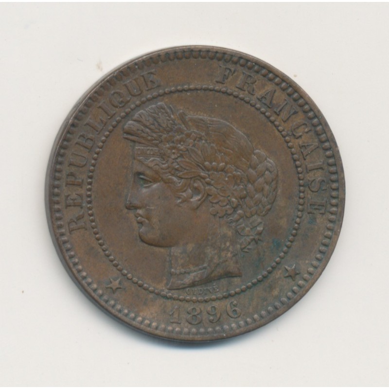 10 Centimes Cérès - 1896 A Paris - faisceau - bronze - TTB+
