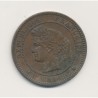 10 Centimes Cérès - 1896 A Paris - faisceau - bronze - TTB+