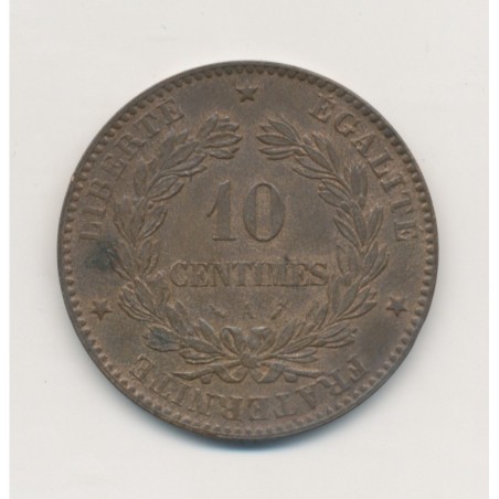 10 Centimes Cérès - 1896 A Paris - faisceau - bronze - SUP+