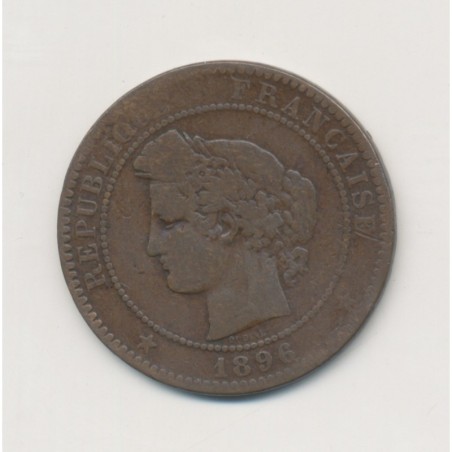 10 Centimes Cérès - 1896 A Paris - torche - bronze - TB
