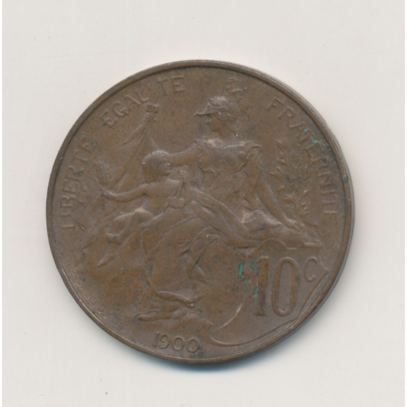 10 Centimes Dupuis - 1900 - bronze - TB/TTB