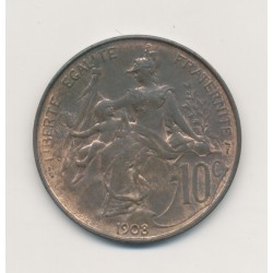 10 Centimes Dupuis - 1908 - bronze - SUP+