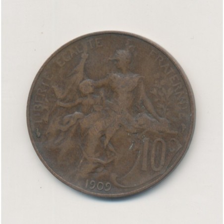 10 Centimes Dupuis - 1909 - bronze - TB