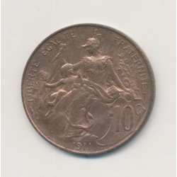 10 Centimes Dupuis - 1911 - bronze - SUP+