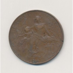 10 Centimes Dupuis - 1914 - bronze - TB/TTB