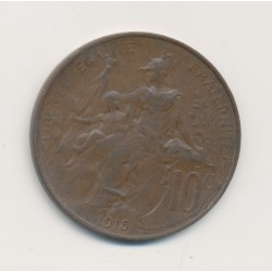10 Centimes Dupuis - 1915 - bronze - TTB+