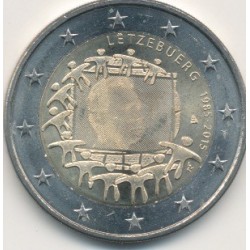 2€ Luxembourg 2015 - 30 ans drapeau européen