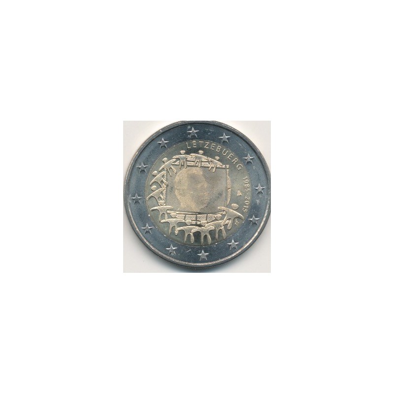 2€ Luxembourg 2015 - 30 ans drapeau européen