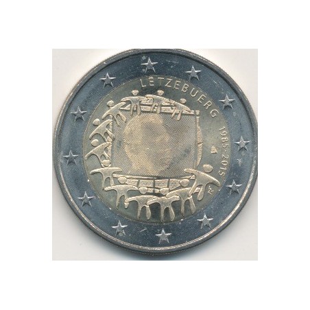 2€ Luxembourg 2015 - 30 ans drapeau européen