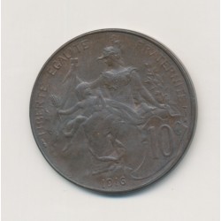 10 Centimes Dupuis - 1916 étoile - bronze - SUP+