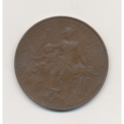 10 Centimes Dupuis - 1917 - bronze - TTB