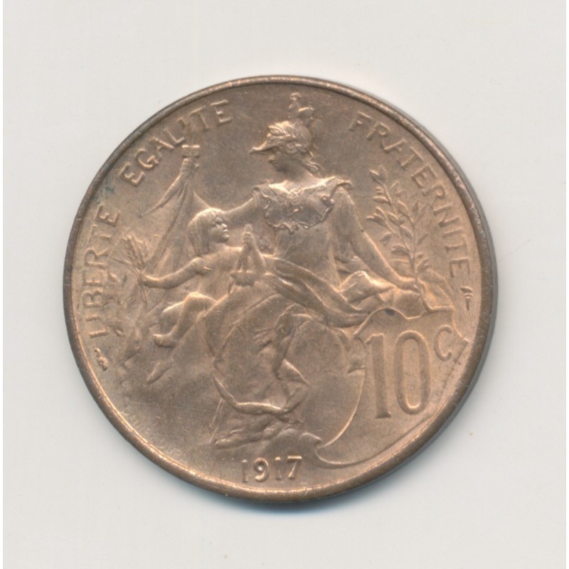 10 Centimes Dupuis - 1917 - bronze - SUP+