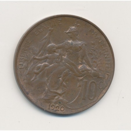 10 Centimes Dupuis - 1920 - bronze - SUP+