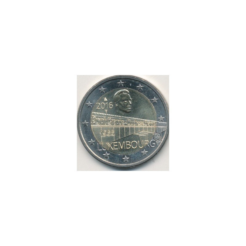 2€ Luxembourg 2016 - pont "grande duchesse Charlotte "