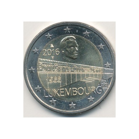 2€ Luxembourg 2016 - pont "grande duchesse Charlotte "