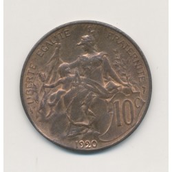 10 Centimes Dupuis - 1920 - bronze - SPL+