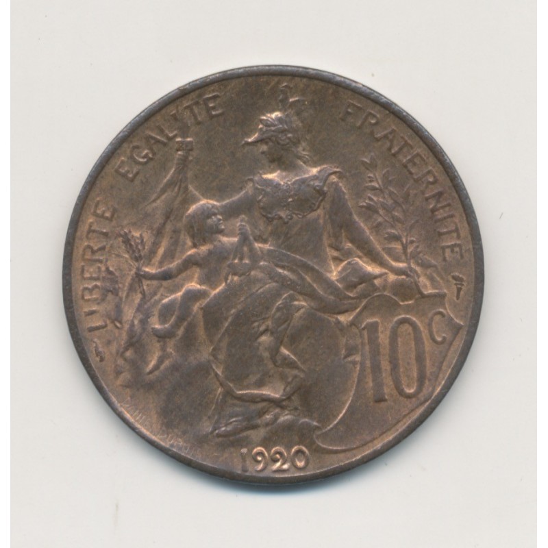 10 Centimes Dupuis - 1920 - bronze - SPL+