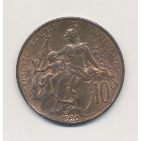 10 Centimes Dupuis - 1920 - bronze - SPL+