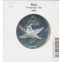 50 Euro Paix/Sempé - 2014 - Printemps/été - argent