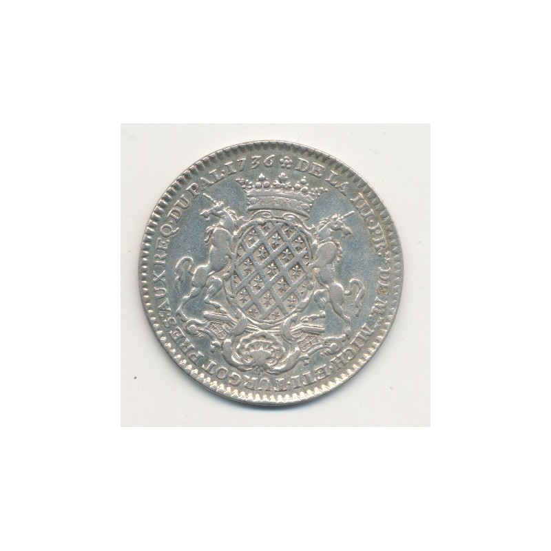 Jeton - Prévot des marchands Paris - 1736