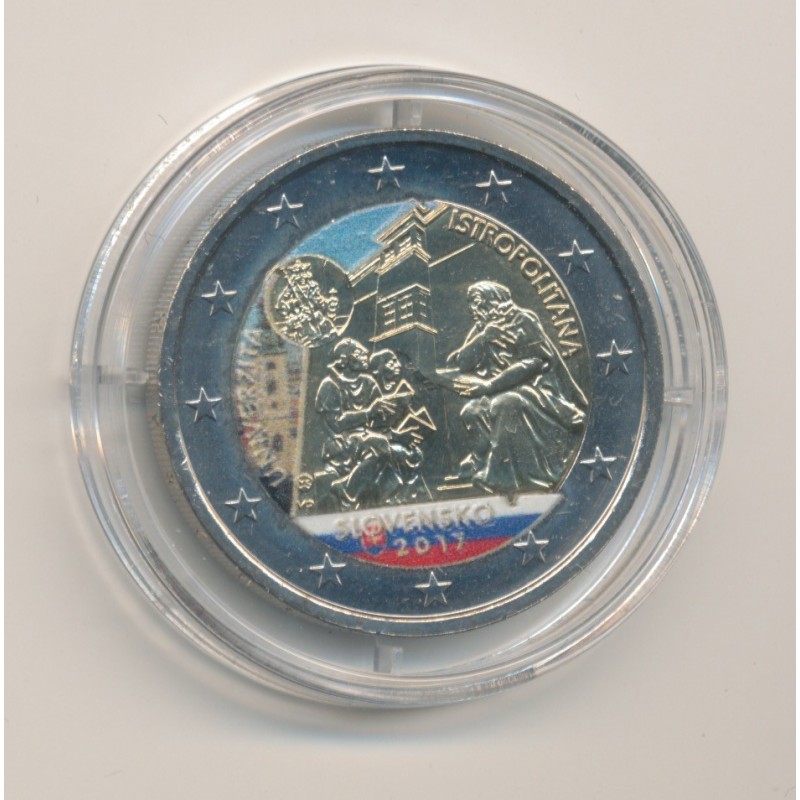 2 Euro couleur - Slovaquie 2017 - Université Istropolitana