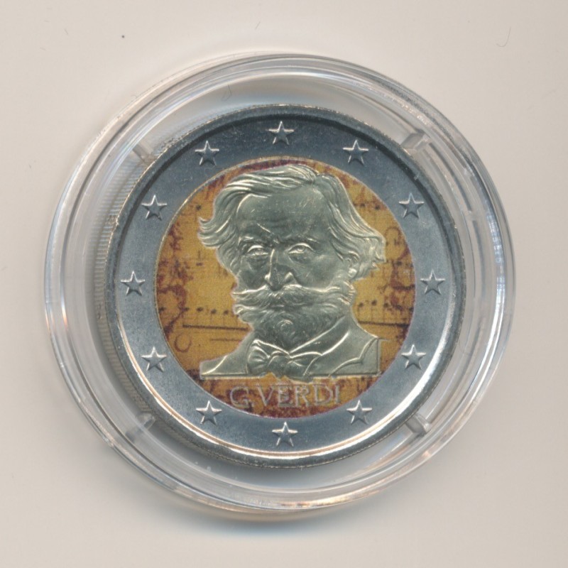 2 Euro couleur - Italie 2013 - Verdi