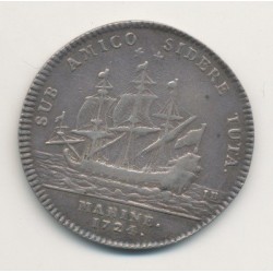 Jeton - Alexa de bourbon - Marine - 1724