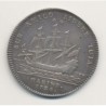 Jeton - Alexa de bourbon - Marine - 1724