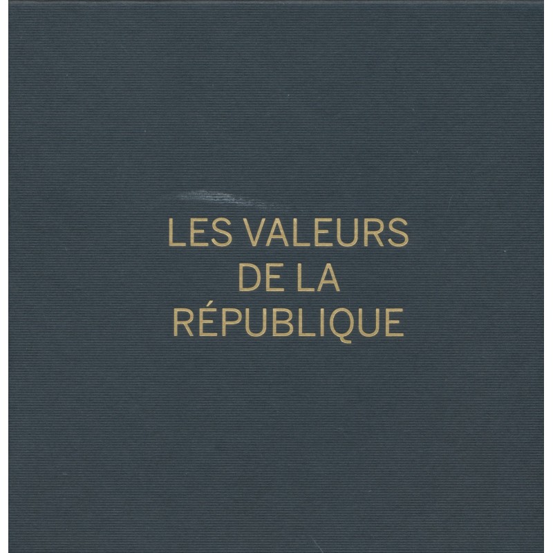 Coffret Sempé Les Valeurs de la République - 12 x 10 Euro - argent  - Monnaie de Paris