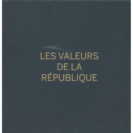 Coffret Sempé Les Valeurs de la République - 12 x 10 Euro - argent  - Monnaie de Paris
