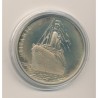 Médaille - Titanic - Revers homme à la barre - 41mm - cupronickel - FDC