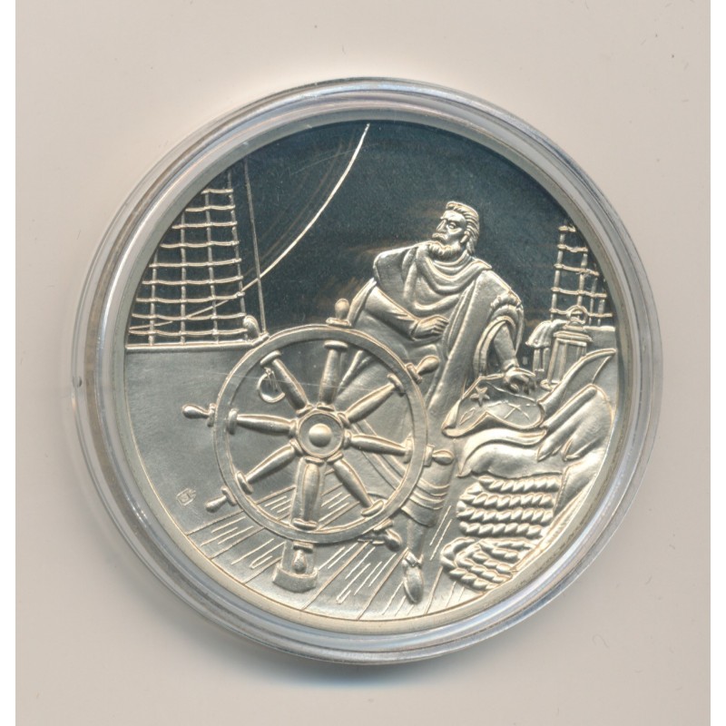 Médaille - Titanic - Revers homme à la barre - 41mm - cupronickel - FDC