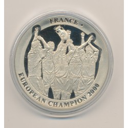 Médaille - France Champion European Champion 2000 - cupronickel - 41mm - FDC
