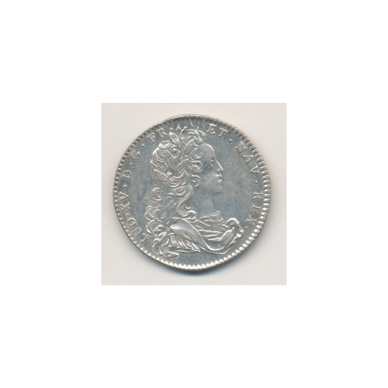 Jeton - Louis XV - buste habillé - Late cuncta profundit