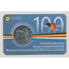 Coincard N°1 - 2 Euro Belgique 2021 - 100 ans d'union économique avec le Luxembourg