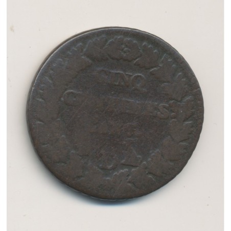 5 Centimes Dupré - AN 7 D Lyon - B/TB