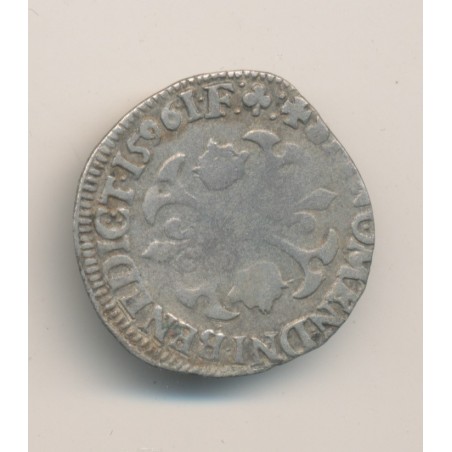 Henri IV - Douzain aux 2H - 1596 D Lyon - TB