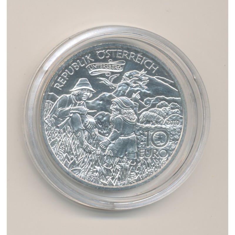 Autriche - 10 Euro 2010 - Charlemagne - argent - FDC