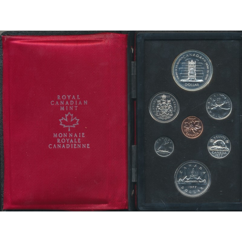 Canada - Coffret 7 Monnaies - 1977 - Proof set