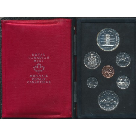 Canada - Coffret 7 Monnaies - 1977 - Proof set