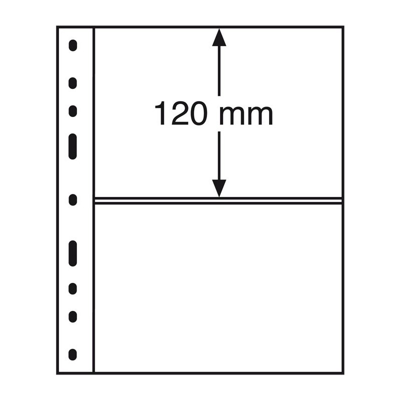 Feuilles Billets Optima 2 Cases