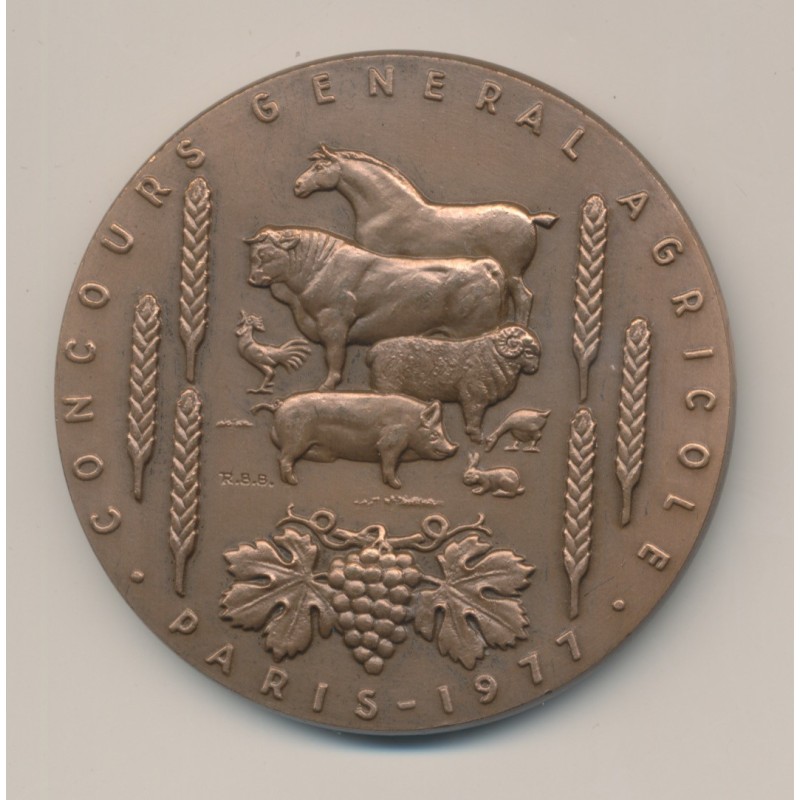 Médaille - Concours général agricole Paris - 1977 - bronze