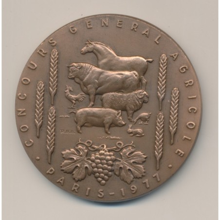 Médaille - Concours général agricole Paris - 1977 - bronze