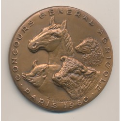 Médaille - Concours général agricole Paris - 1980 - bronze