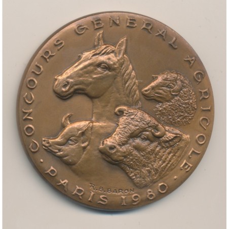 Médaille - Concours général agricole Paris - 1980 - bronze