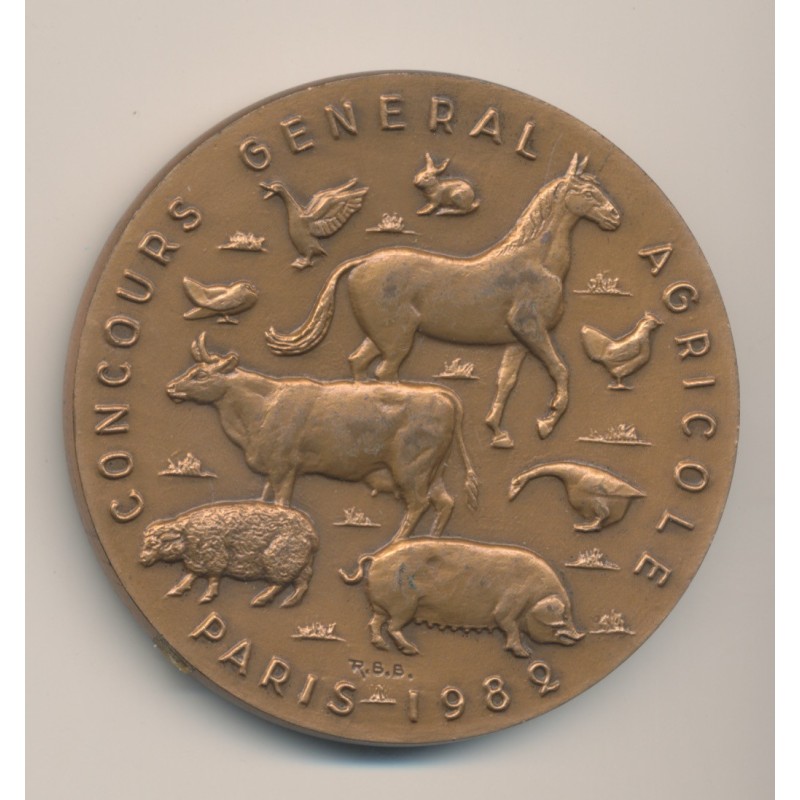 Médaille - Concours général agricole Paris - 1982 - bronze