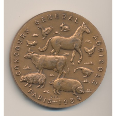 Médaille - Concours général agricole Paris - 1982 - bronze