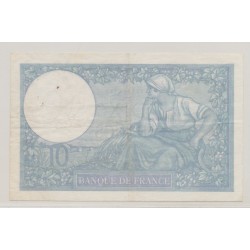 10 Francs Minerve bleu - 2.11.1939 - X.76193 - TTB+ 2