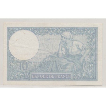10 Francs Minerve bleu - 10.10.1940 - G.76954 - TTB+