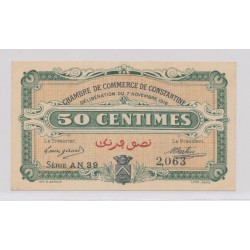 50 Centimes 1916 - Constantine - Série AN 39 - TTB+